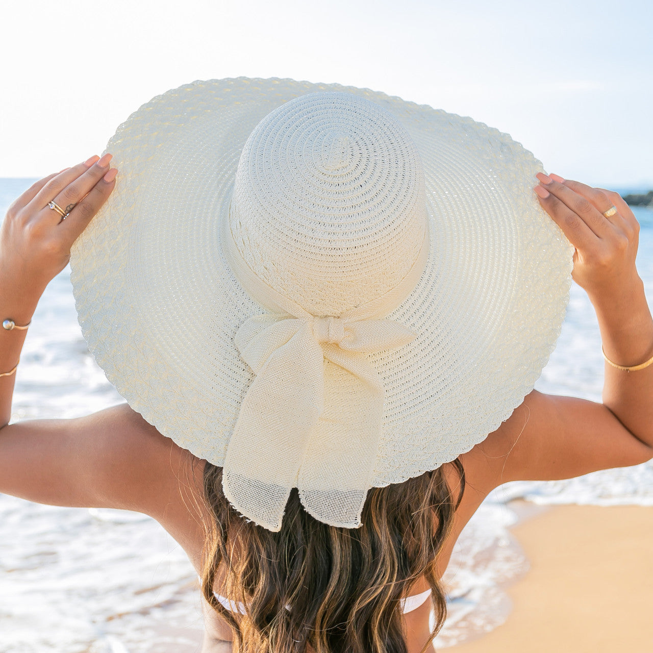 Scallop Edge Sunhat - Straw Sunhat