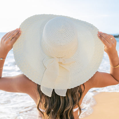 Scallop Edge Sunhat - Straw Sunhat