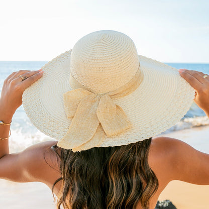 Scallop Edge Sunhat - Straw Straw Sunhat