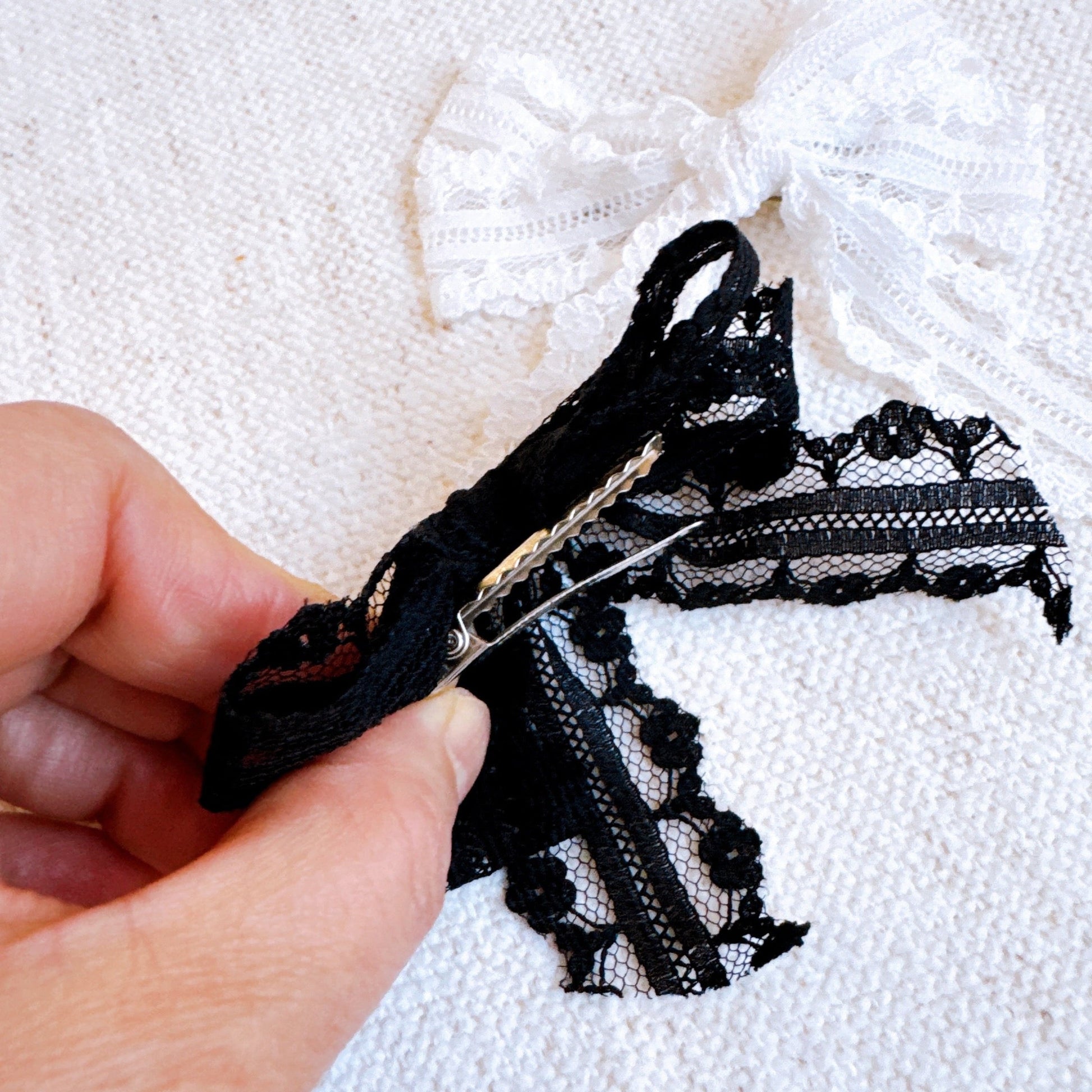Lace & Grace Hair Clip Set Of 2 - Hair Accessories