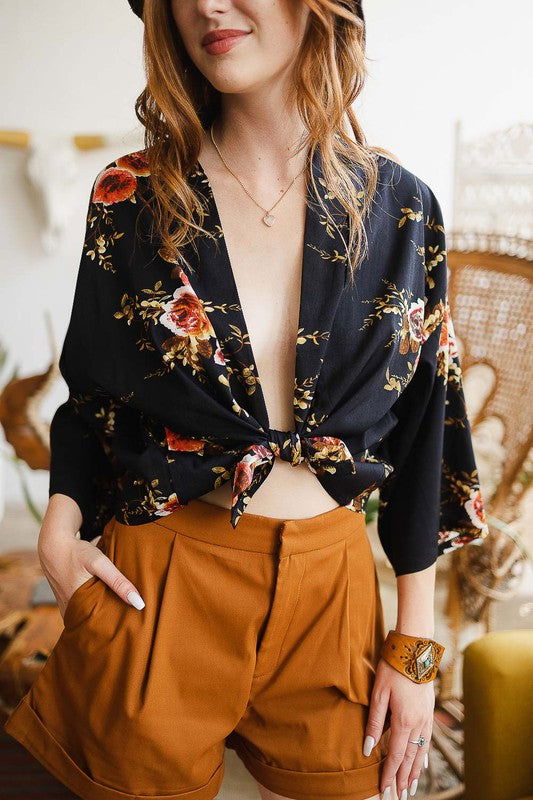 Lush Rose Kimono - Ro + Ivy