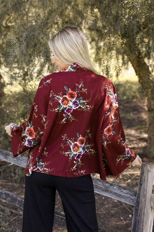 Lush Rose Kimono - Ro + Ivy