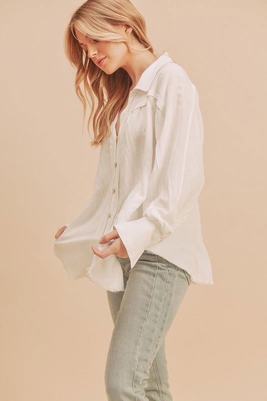 Mara Button Down Shirt - Ro + Ivy