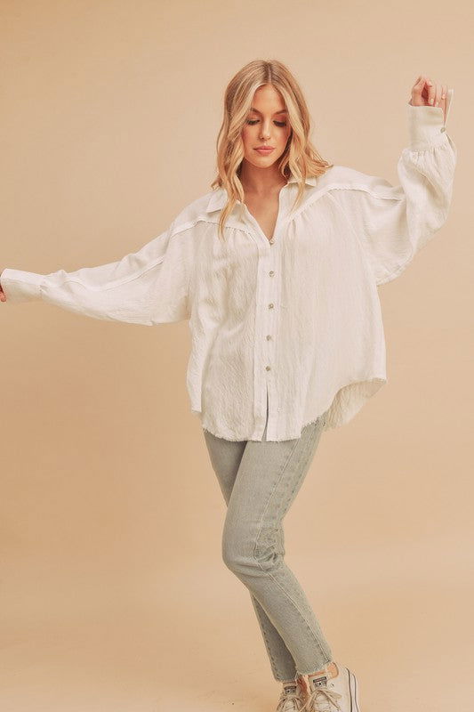 Mara Button Down Shirt - Ro + Ivy