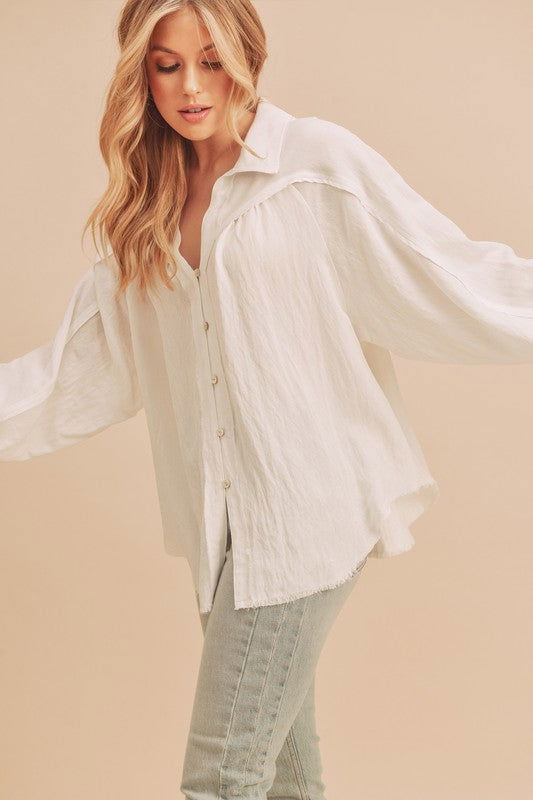 Mara Button Down Shirt - Ro + Ivy