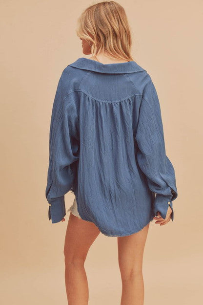 Mara Button Down Shirt - Ro + Ivy