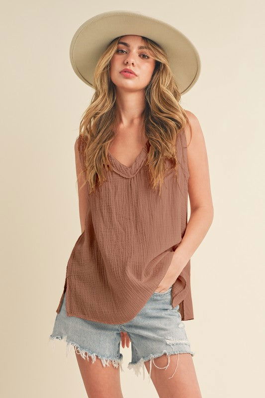 Long Basic Nasia Tank Top - Ro + Ivy