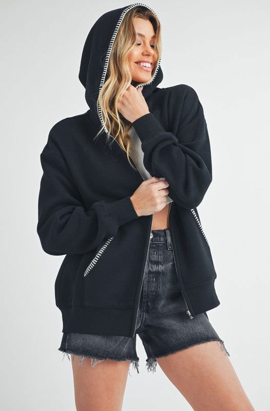 Noel Full Zip Hoodie - Ro + Ivy