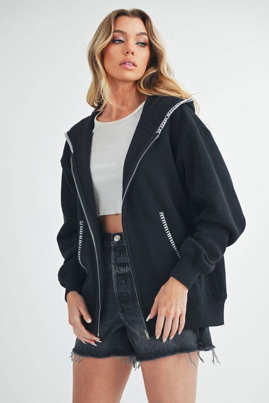 Noel Full Zip Hoodie - Ro + Ivy