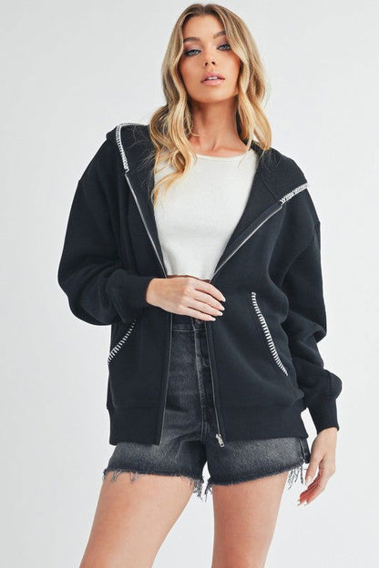 Noel Full Zip Hoodie - Ro + Ivy