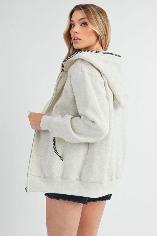 Noel Full Zip Hoodie - Ro + Ivy