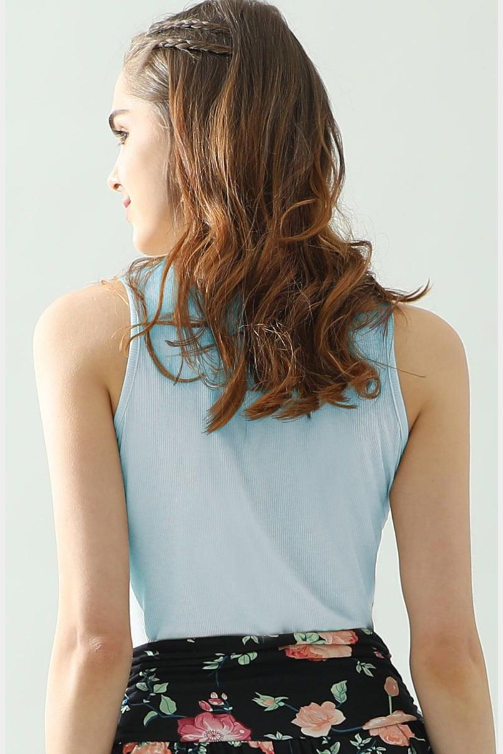 Notched Rib Knit Tank Top for Women | Knit Top | Ro + Ivy