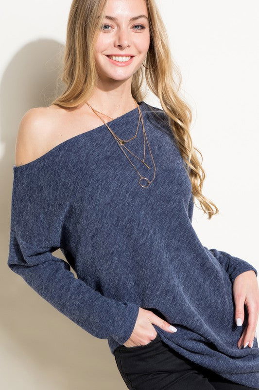 One Shoulder Sexy Top - Ro + Ivy