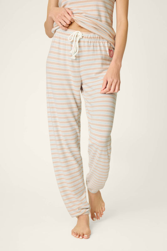 Sweetheart Striped Loungewear Pants MULTI