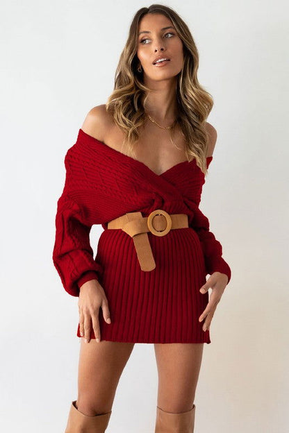 Sexy Sweaters Fashion Dress - Ro + Ivy