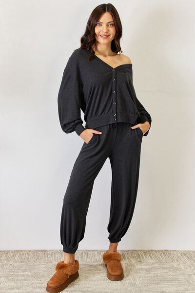 Soft Women’s Button Up Long Sleeve Loungewear Cardigan | Cardigan | Ro + Ivy