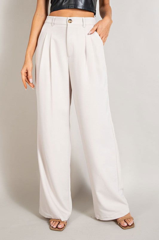 Straight Leg Pants - Ro + Ivy