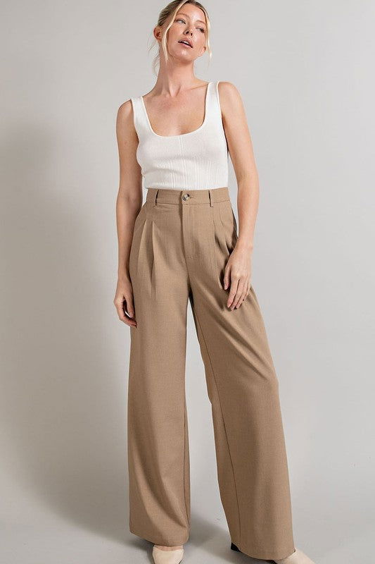 Straight Leg Pants - Ro + Ivy