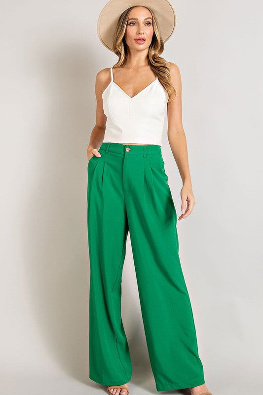 Straight Leg Pants - Ro + Ivy