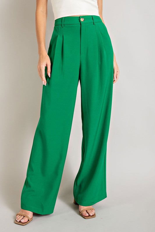 Straight Leg Pants - Ro + Ivy