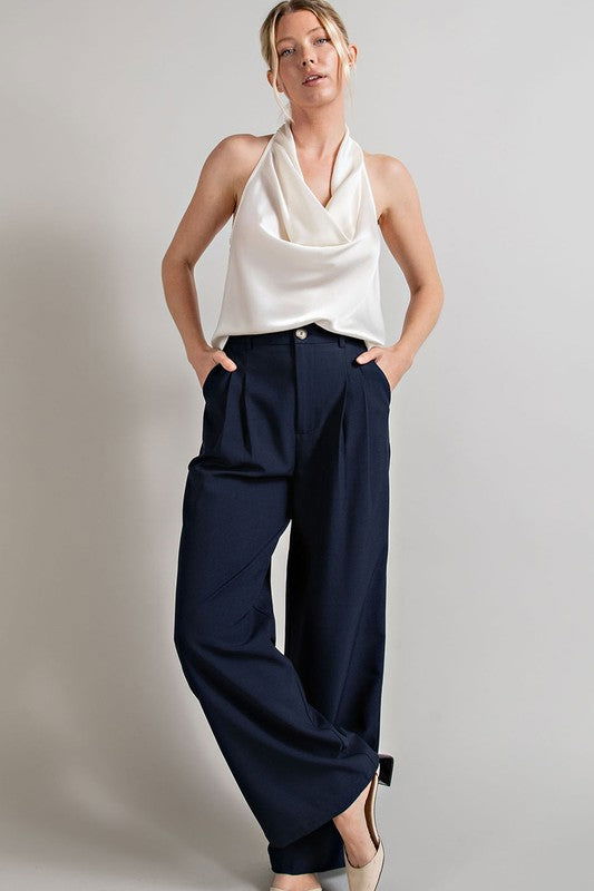 Straight Leg Pants - Ro + Ivy