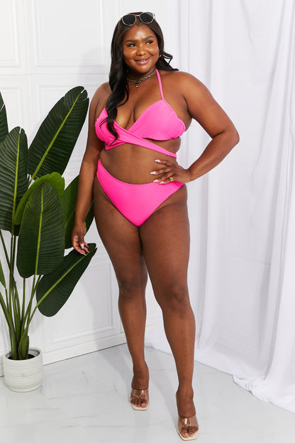 Summer Splash Halter Bikini Set in Pink for Women | Swimsuits | Ro + Ivy