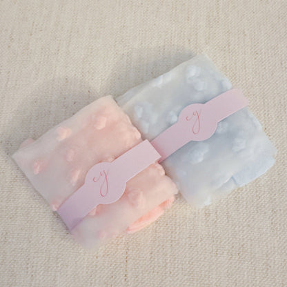 Delicate Heart Pattern Sheer Lightweight Socks Set Of 2 — Romantic Everyday Style - Socks