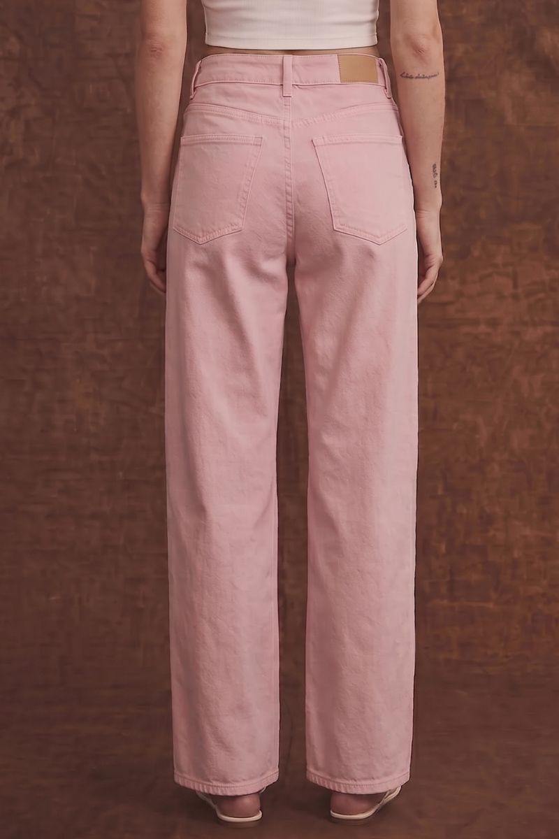 High Rise Trend-Forward Barrel Leg Jeans — Dreamy Statement Everyday Style - DENIM (NEW)