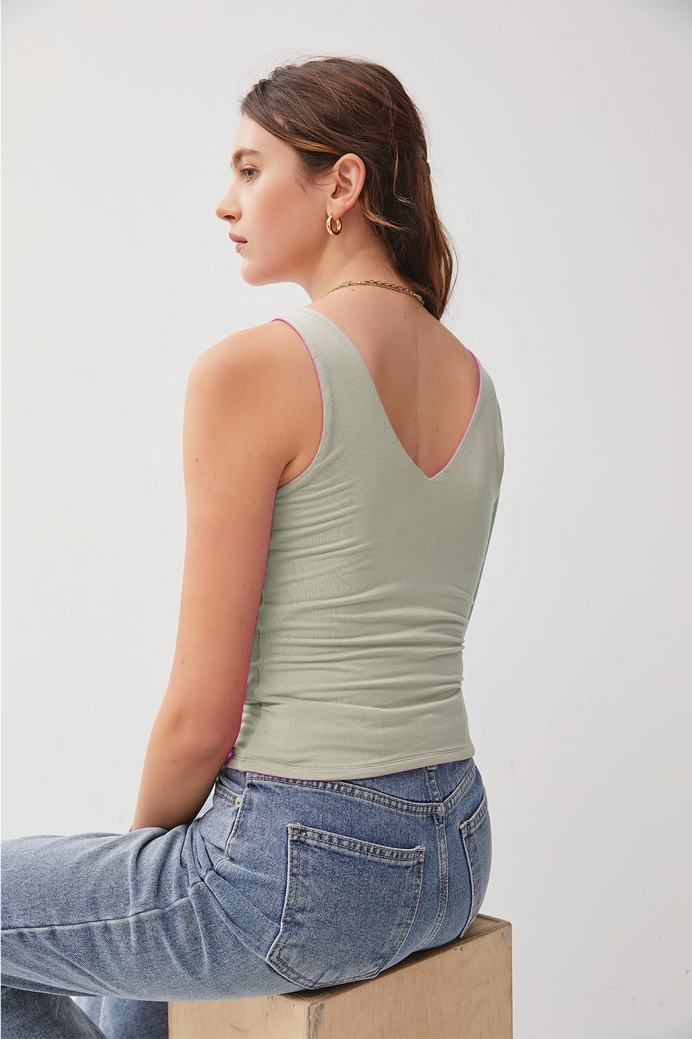 V-Neck Wide Strap Tank Top for Women | Tank Top | Ro + Ivy