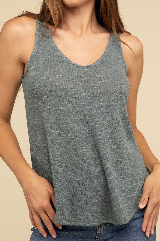 V-Neck Sleeveless Cami Top - Ro + Ivy