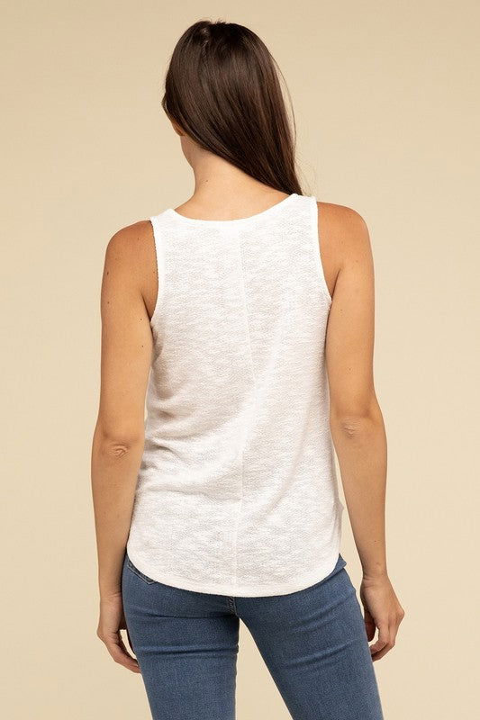 V-Neck Sleeveless Cami Top - Ro + Ivy