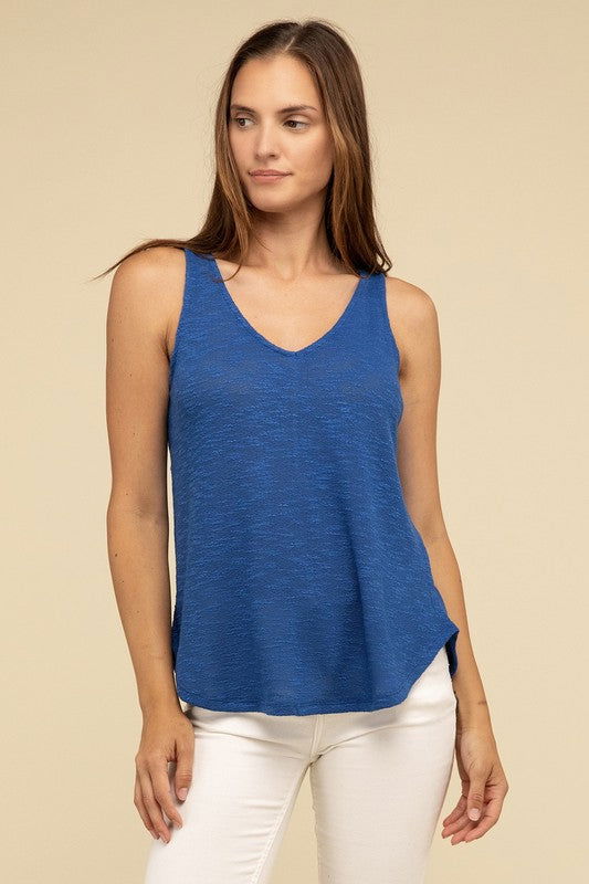 V-Neck Sleeveless Cami Top - Ro + Ivy