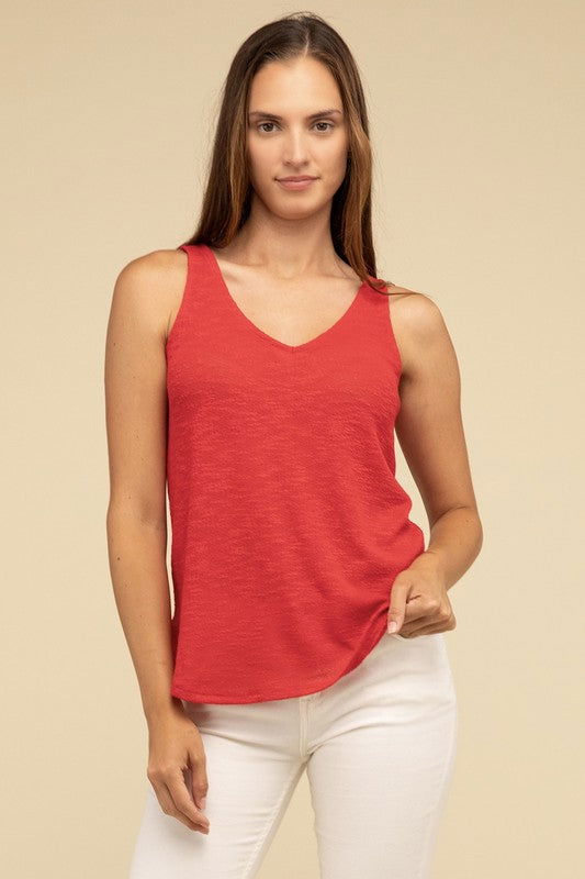 V-Neck Sleeveless Cami Top - Ro + Ivy