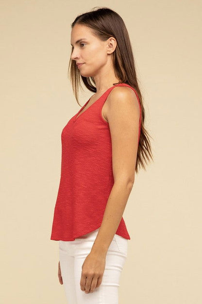 V-Neck Sleeveless Cami Top - Ro + Ivy