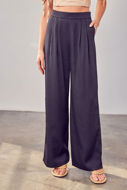 Wide Leg Pants - Ro + Ivy