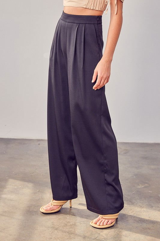 Wide Leg Pants - Ro + Ivy