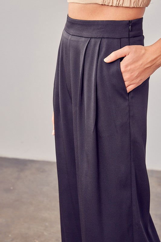 Wide Leg Pants - Ro + Ivy