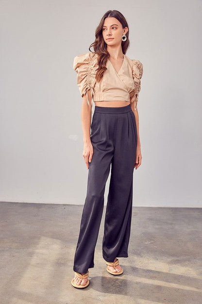 Wide Leg Pants - Ro + Ivy