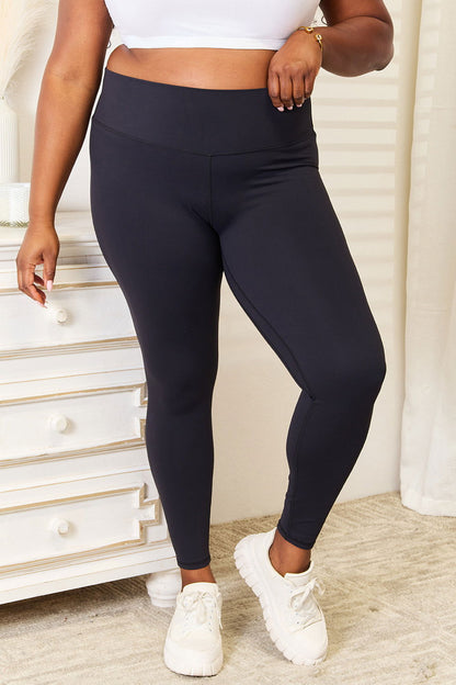 Wide Waistband Sports Leggings - Ro + Ivy