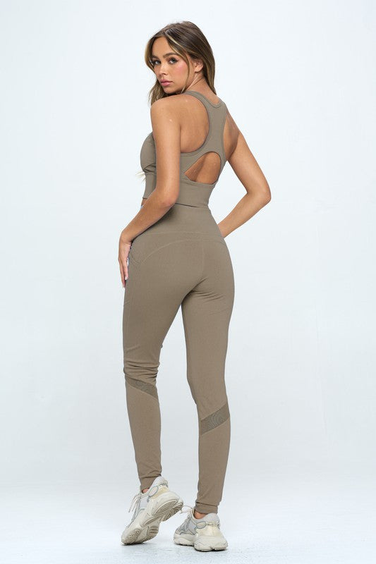 Women's Two Piece Activewear Set Cut Out Detail | Activewear | Ro + Ivy