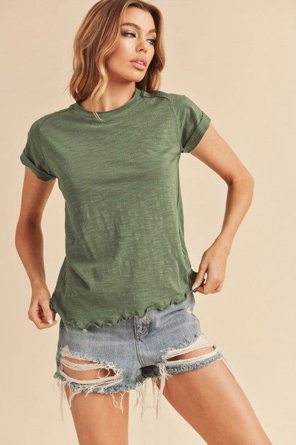 Women's Basic Short Sleeve T-Shirt - Ro + Ivy