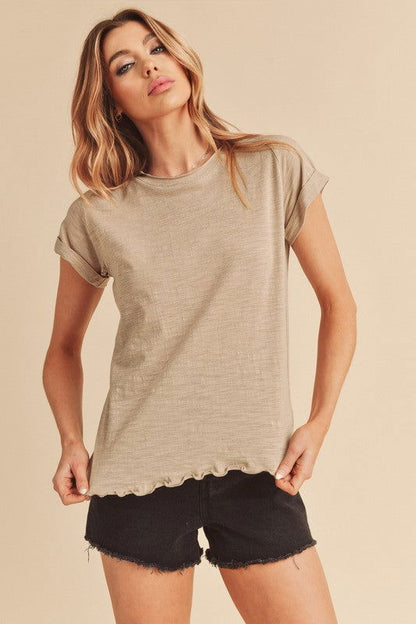 Women's Basic Short Sleeve T-Shirt - Ro + Ivy