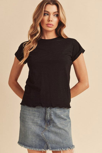 Women's Basic Short Sleeve T-Shirt - Ro + Ivy
