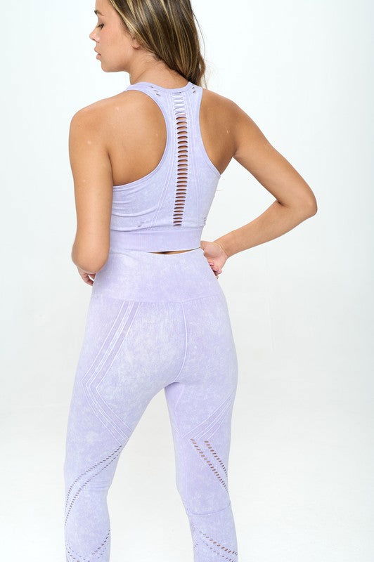 Women's Mineral Wash Two Piece Activewear Set - Ro + Ivy