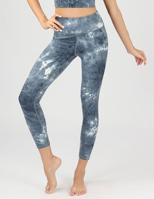 Women's Tie-Dye Seamless High Waisted Leggings - Ro + Ivy