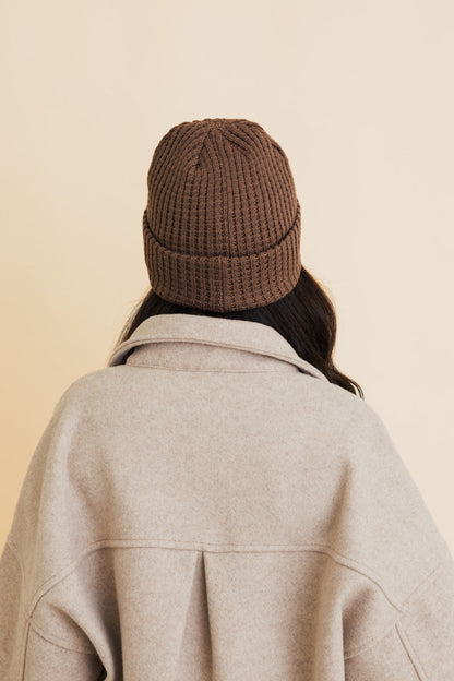 Waffle Knit Beanie
