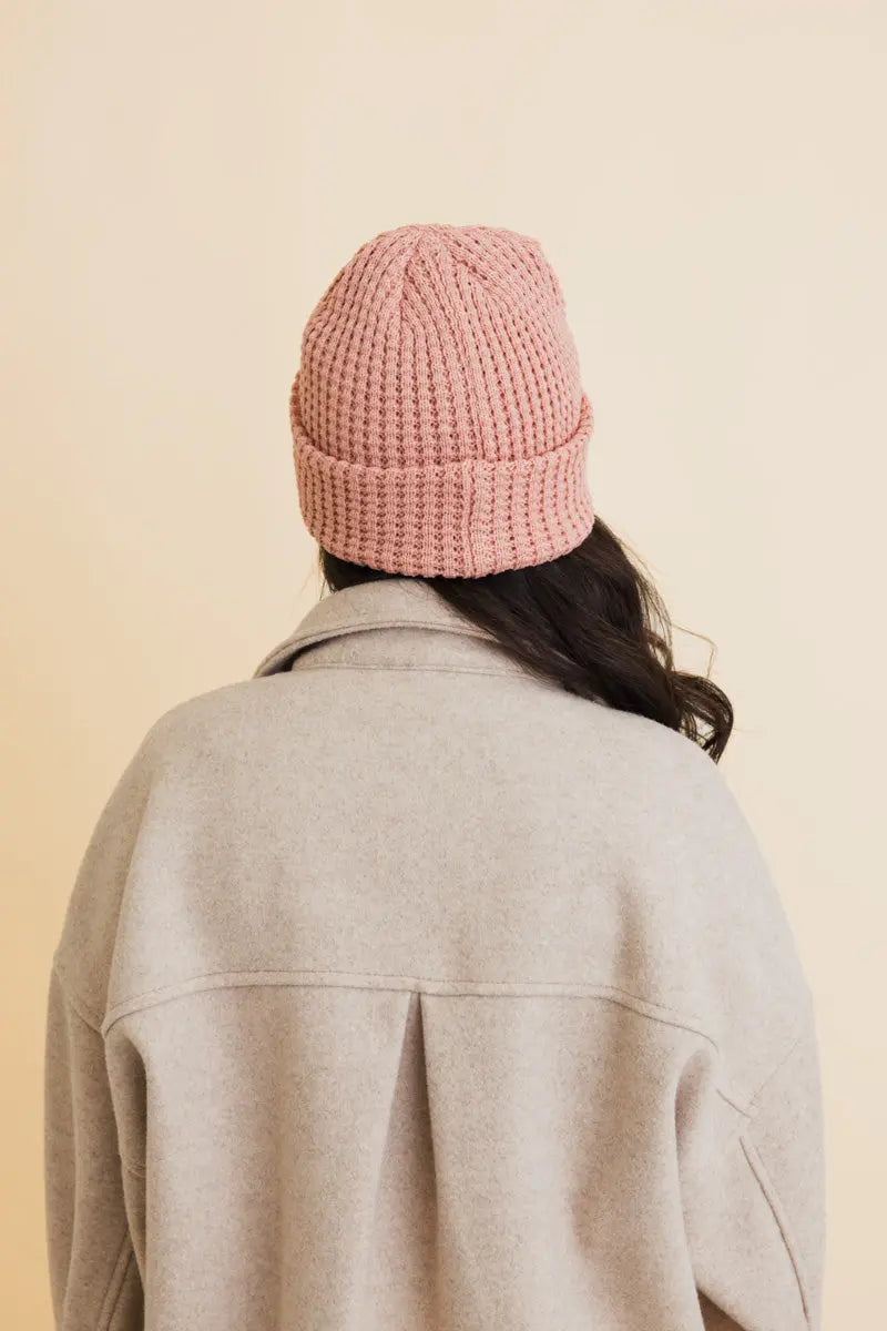 Waffle Knit Beanie