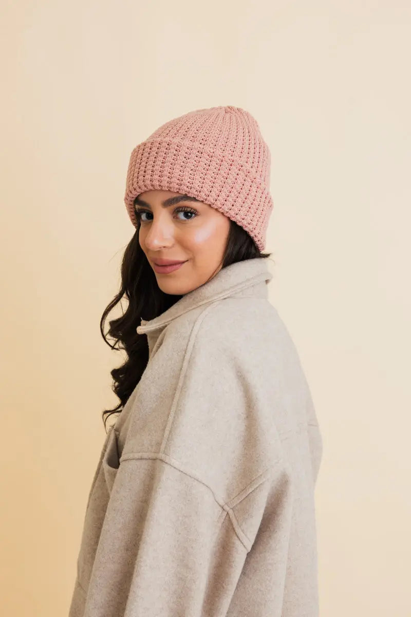 Waffle Knit Beanie
