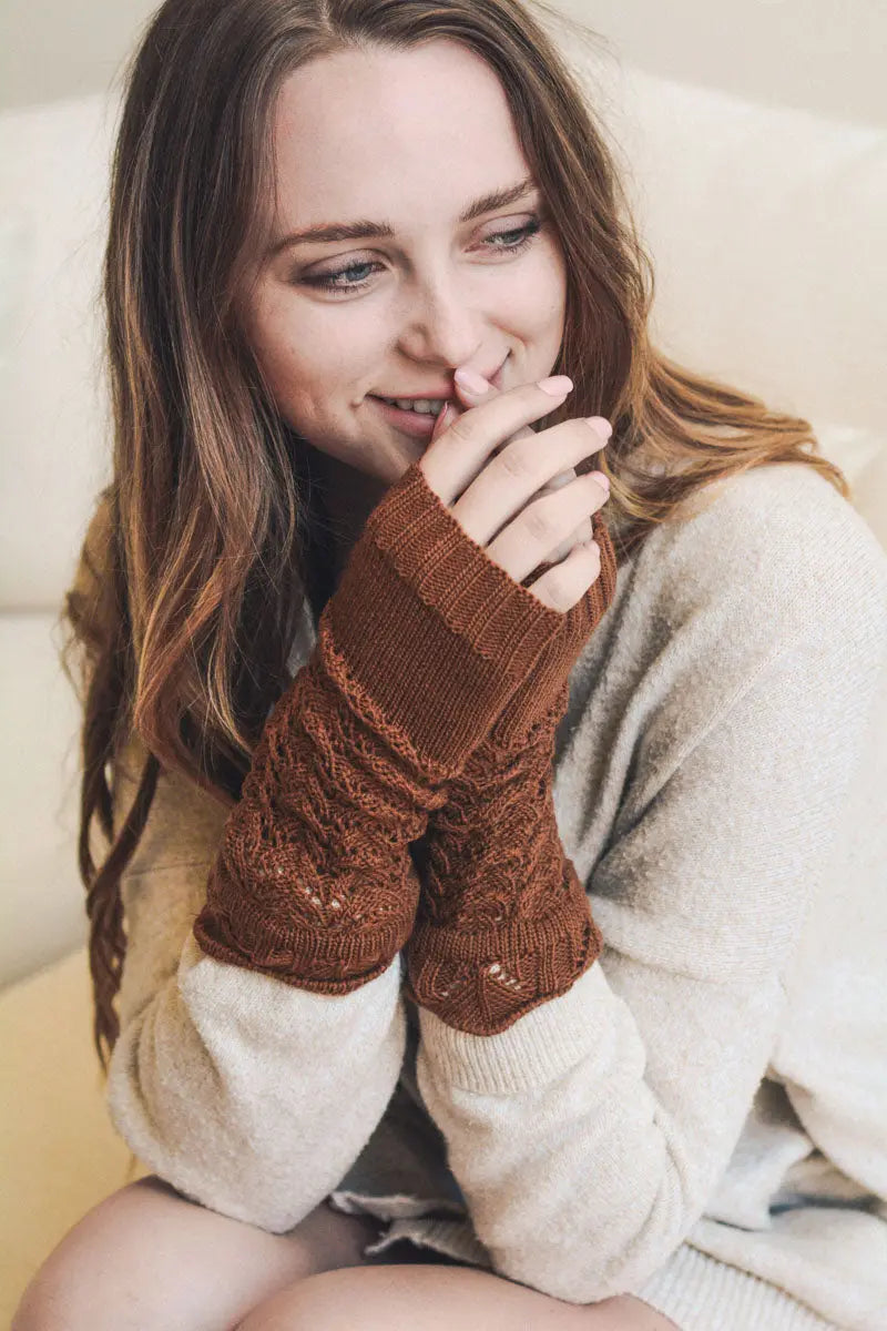 Cable Knit Arm Warmers