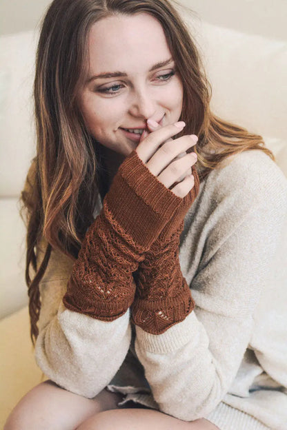 Cable Knit Arm Warmers